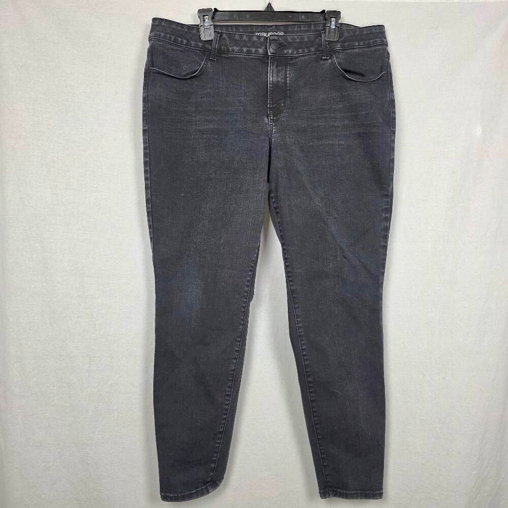 Maurices Mid Rise Skinny Jeans XXL Reg Black